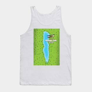 Honeoye Lake New York map Tank Top